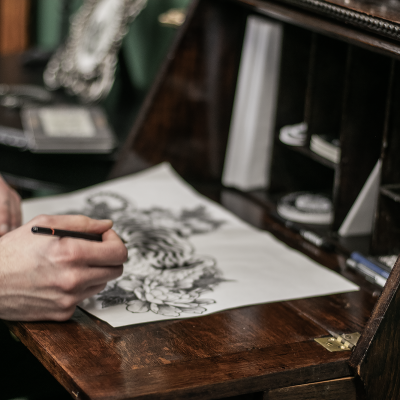 electric art tattoo studio drawing product photography haworth yorkshire